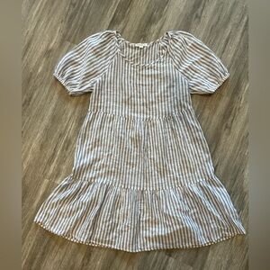 Beach lunch lounge stripe dress